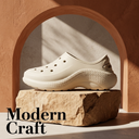 Greentech Breeze Clogs for Women – Lightweight EVA Foam Slip-On Shoes | Beige