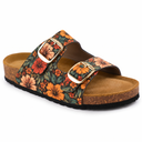 Greentech Phoolkari Cork Sandals for Women Forest Bloom