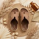 Cloud Rush Icon H Sandals For Men in Beige Color | Cushioned Comfort & Stylish Everyday Sandals