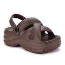 Dark Brown Wanderz Clogs For Women Everyday Comfort with Style, Lightweight, Trendy & Durable