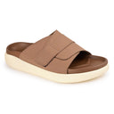 Cloud Rush Velcro Strap Sandals For Men - Beige Color | Lightweight & Adjustable Daily Wear