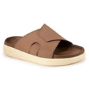 Cloud Rush Glide Broad Strap Sandals For Men - Beige Color | Comfortable Everyday Footwear