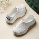 Greentech Breeze Clogs for Women – Lightweight EVA Foam Slip-On Shoes | White