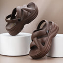 Dark Brown Wanderz Clogs For Women Everyday Comfort with Style, Lightweight, Trendy & Durable