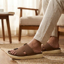 Cloud Rush Icon H Sandals For Men in Beige Color | Cushioned Comfort & Stylish Everyday Sandals