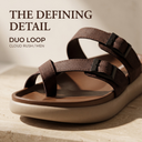 Greentech Brown Cloud Rush T-Strap Sandals for Men | Premium Comfortable Toe Post Chappal for Men with Adjustable Buckle| Lightweight, Flexible & Anti-Slip Sole | Water Resistant | Casual Daily Wear, Walking & Outdoor Sandals for Men