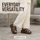 Dark Brown Wanderz Clogs For Women Everyday Comfort with Style, Lightweight, Trendy & Durable
