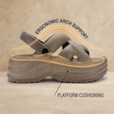 Dark Beige Wanderz Clogs For Women Everyday Comfort with Style, Lightweight, Trendy & Durable