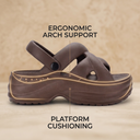 Dark Brown Wanderz Clogs For Women Everyday Comfort with Style, Lightweight, Trendy & Durable