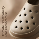 Greentech Breeze Clogs for Women – Lightweight EVA Foam Slip-On Shoes | Dark Beige
