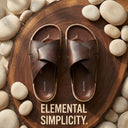 Cloud Rush Glide Broad Strap Sandals For Men - Dark Brown Color | Comfortable Everyday Footwear