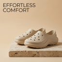 Greentech Breeze Clogs for Women – Lightweight EVA Foam Slip-On Shoes | Beige