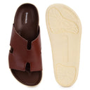 Cloud Rush Icon H Sandals For Men in Dark Tan Color | Cushioned Comfort & Stylish Everyday Sandals