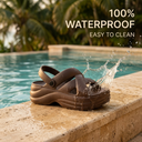 Dark Brown Wanderz Clogs For Women Everyday Comfort with Style, Lightweight, Trendy & Durable