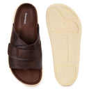 Cloud Rush Velcro Strap Sandals For Men - Brown Color | Lightweight & Adjustable Daily Wear