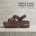 Dark Brown Wanderz Clogs For Women Everyday Comfort with Style, Lightweight, Trendy & Durable