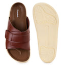 Cloud Rush Velcro Strap Sandals For Men - Tan Color | Lightweight & Adjustable Daily Wear