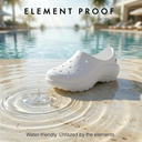 Greentech Breeze Clogs for Women – Lightweight EVA Foam Slip-On Shoes | White