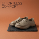 Greentech Breeze Clogs for Women – Lightweight EVA Foam Slip-On Shoes | Dark Beige