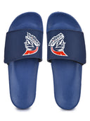 Blue Casual Velcro Starwars Flip Flops Sliders For Men