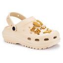 Beige Casual Charms Clogs For Women - Greentech