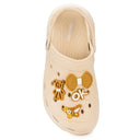 Beige Casual Charms Clogs For Women - Greentech