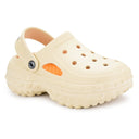 Beige Casual Groovz Clogs For Women - Greentech