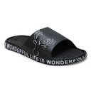 Black Casual Deer Flip Flops Slippers For Men - Greentech