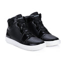Black Casual High Ankle Patent Sneakers For Men - Greentech
