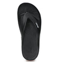 Black Red Tstrap Casual Flip Flops Thongs For Men - Greentech