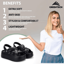 Black Wanderz Clogs For Women - Greentech