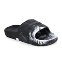 Black White Solid Casual Flip Flops Sliders For Men - Greentech