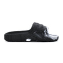 Black White Solid Casual Flip Flops Sliders For Men - Greentech