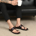 Brown Classic Kolhapuri Slippers Slip On Sandals For Men - Greentech