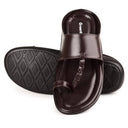 Brown Classic Kolhapuri Slippers Slip On Sandals For Men - Greentech