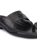 Brown Kolhapuri Slippers Slip On Sandals For Men - Greentech