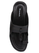 Brown Kolhapuri Slippers Slip On Sandals For Men - Greentech