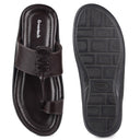 Brown Stitched Kolhapuri Slippers Slip On Sandals For Men - Greentech