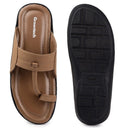 Camel Kolhapuri Slippers Slip On Sandals For Men - Greentech
