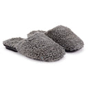 Classic Grey Fur Carpet Slippers For Men - Greentech