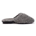 Classic Grey Fur Carpet Slippers For Men - Greentech