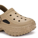 Dark Beige Casual Groovz Clogs For Women - Greentech