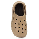 Dark Beige Casual Groovz Clogs For Women - Greentech