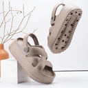 Dark Beige Wanderz Clogs For Women - Greentech