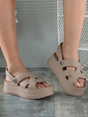 Dark Beige Wanderz Clogs For Women - Greentech