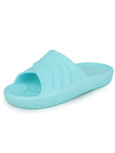 Designed Turquoise Casual Beach Flip Flops Slippers For Women - Greentech