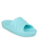 Designed Turquoise Casual Beach Flip Flops Slippers For Women - Greentech
