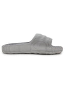 Grey Solid Casual Flip Flops Sliders For Men - Greentech
