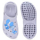 Icy Grey Casual Charms Clogs For Women - Greentech