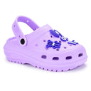 Lavender Casual Charms Clogs For Women - Greentech